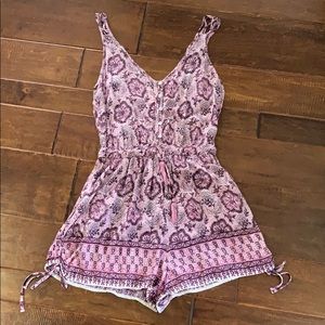 HOLLISTER PAISLEY ROMPER
